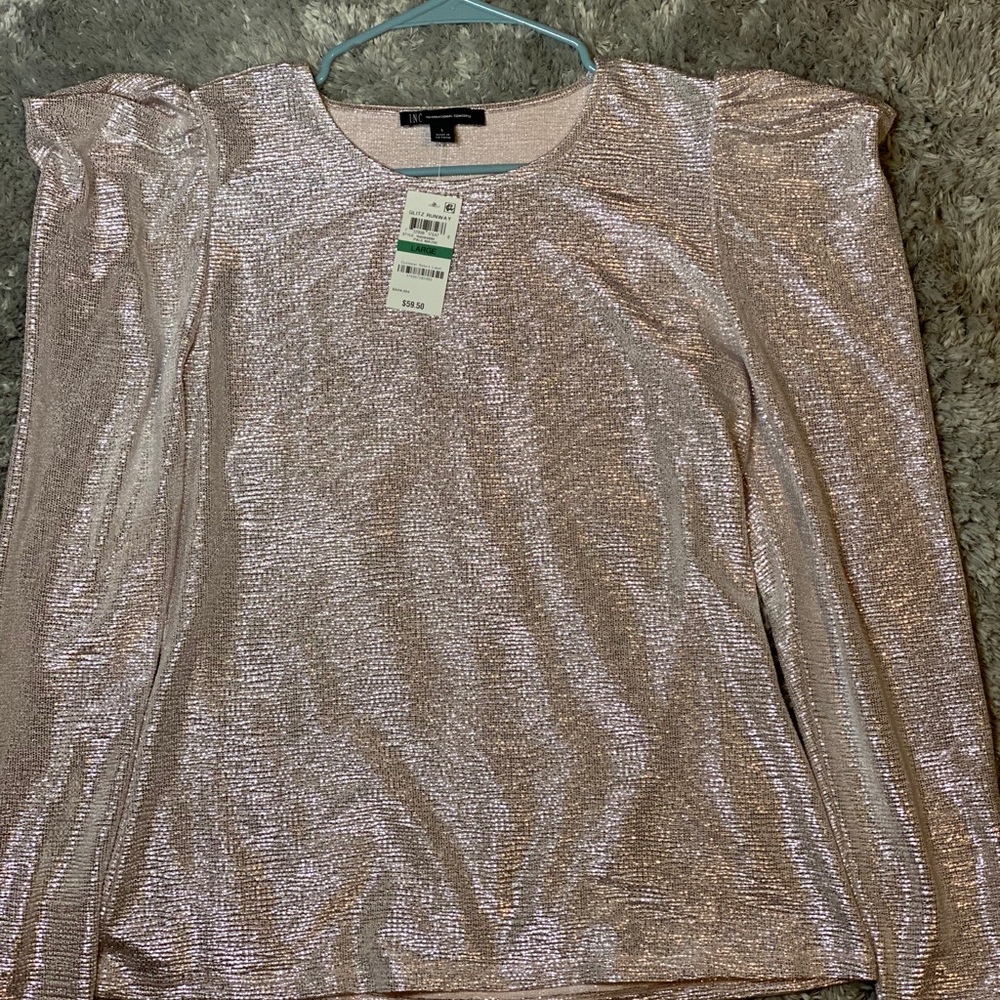 I.N.C Puffed Sleeves Blouse